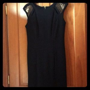 LBD with gold stud detail